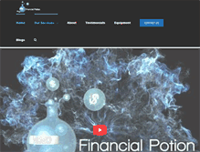 Tablet Screenshot of financialpotion.com